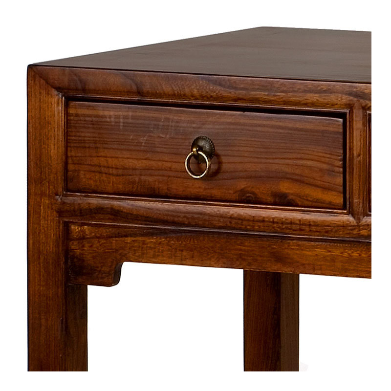 Chinese Classical Desk, Warm Elm