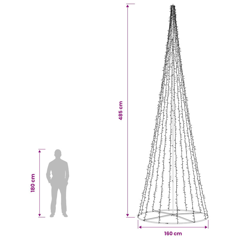 Christmas Tree, 485 cm
