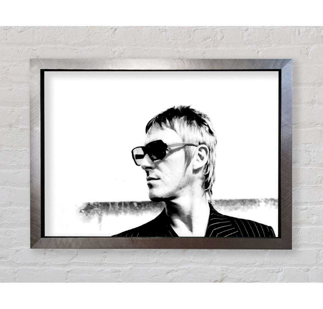 Paul Weller Shades - Einzelner Bilderrahmen Druck