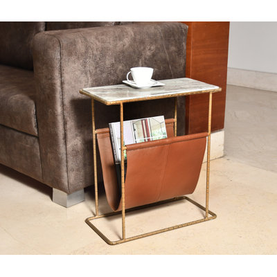 Brown Magazine Rack