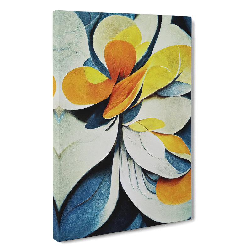 XC1022-508X Amazing Abstract Flowers No.5 - Wrapped Canvas Print, 50cm H x 35cm W x 3cm D