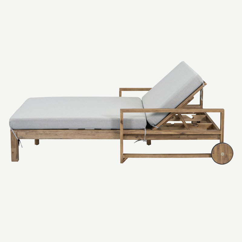 Méridienne double d'extérieur, Gris