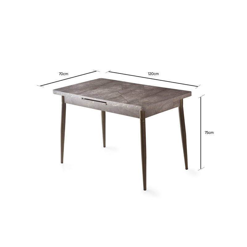 Taneytown Extendable Dining Table, Khaki