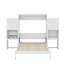Grand lit escamotable avec bureau intégré, coiffeuse et armoires de rangement-1327949790
