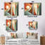 Visions symétriques orange et vertes - art mural moderne-2029488165-2029488170-2029488167