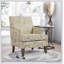 Chaise d'appoint élégante et confortable pour le salon avec tissu doux pour la peau et sièges spacieux