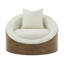 Seated Swivel Armless Chair