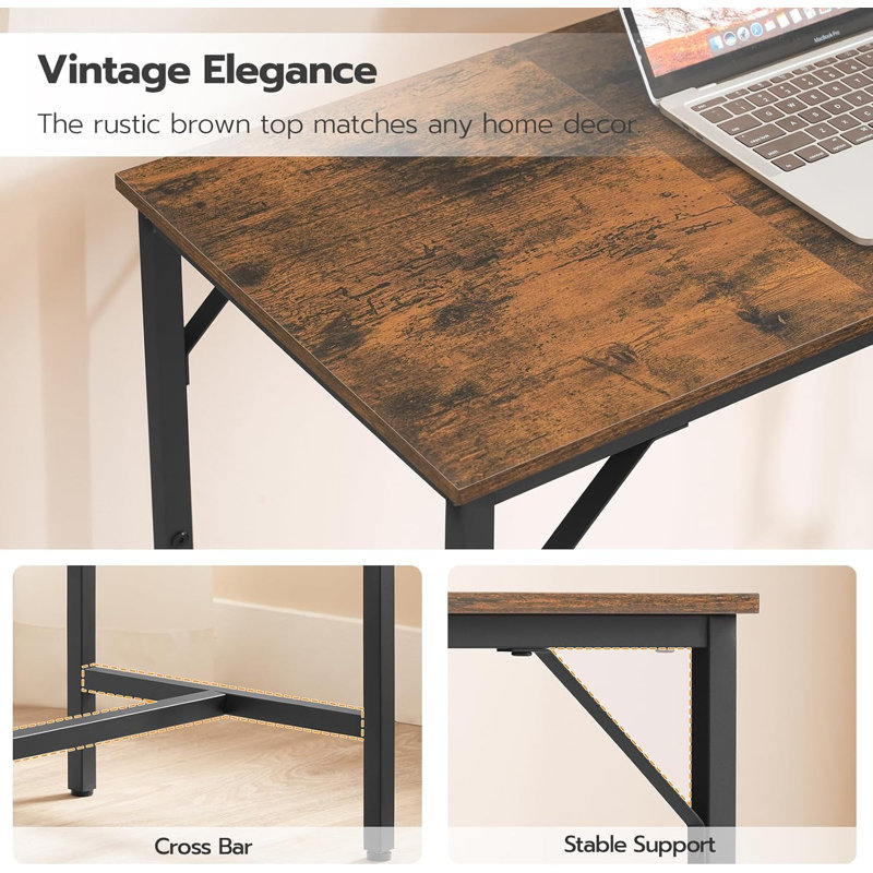 Table With Charging Station, Rectangular Pub Table, High Top Coffee Table, Counter Bar Height Table, Narrow Long Dining Table, 35.4" L X 15.7" W X 35.6" H, Black
