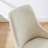 Swivel Fabric Upholstered Office Chair With Solid Wood Base-492632890