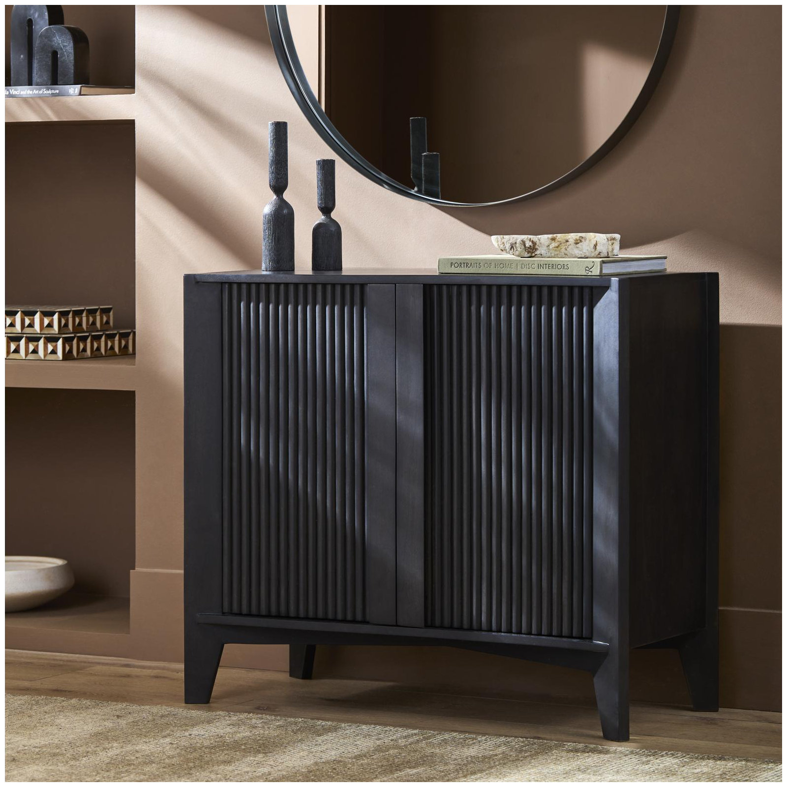 Sammy Modern Cabinet, Black