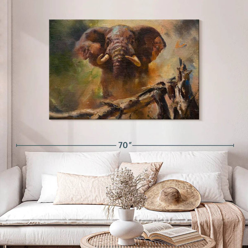 Brampt Elephant's Dream, 32" H x 48" W