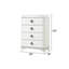 Commode 4 tiroirs Marijela