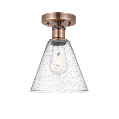 Anirud Glass Semi Flush Mount