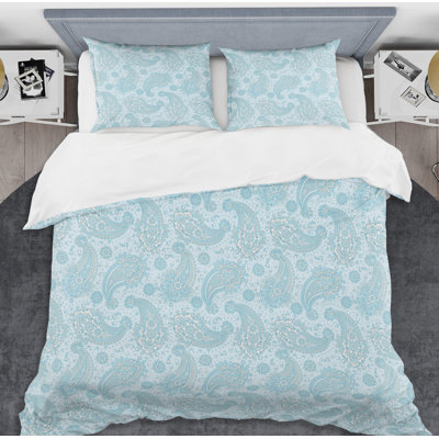 Polyester Paisley Duvet Cover Set