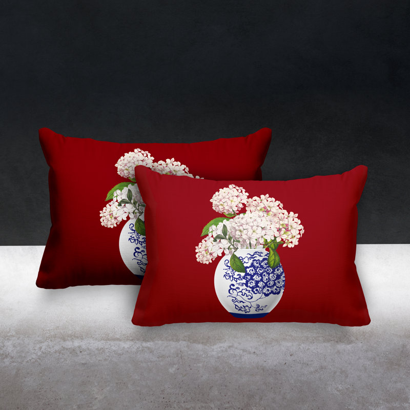 Coussin intérieur / extérieur Lumbar, Rouge