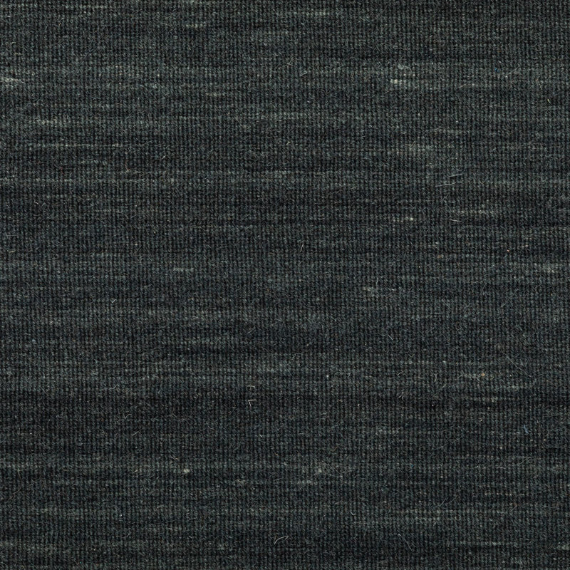 Poga Wool Hand Woven Area Rug, Square 200 x 200cm, Anthracite