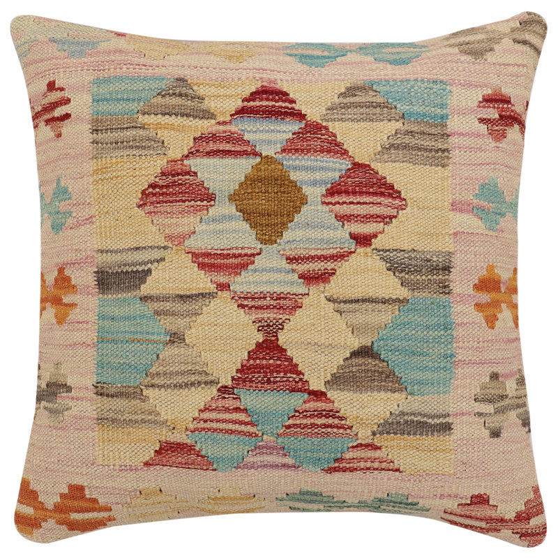 Housse et insert de coussin carré 100% laine