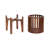 Ilke Wood Pot Planter-587639700