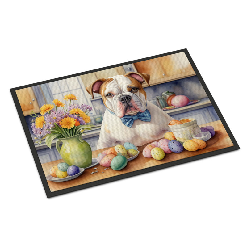 Paillasson Decorating American Bulldog, L 24 po x L 36 po