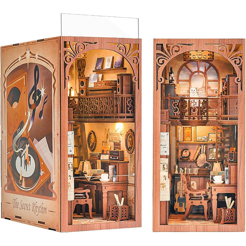 Book Nook Wizardi Miniature - The Secret Rhythm Roombox Kit