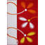 Tapis rouge à motif floral Osterberg-29383701