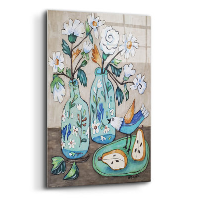 «It's Morning» par Holly Wojhan, art mural en verre acrylique