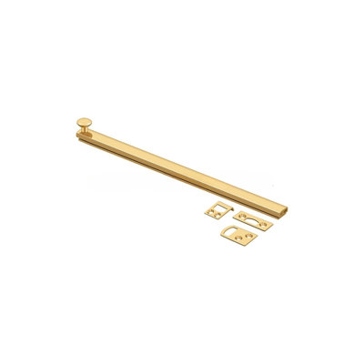 Deltana 12SBCS15 12" Surface Bolt, Concealed Screw, HD in Brushed Nickel