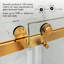 Porte de douche à double coulissement lisse sans cadre avec verre transparent de 3/8 po (10 mm) Opal Mirage MCOCOD l 56-61 "x H 76"-98947119