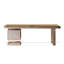 Bureau de luxe en bois massif clair-587258466