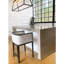 Tabouret de comptoir court Winston