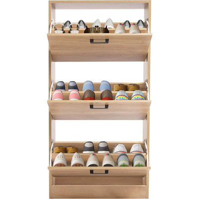 18 Pair Shoe Storage Cabinet