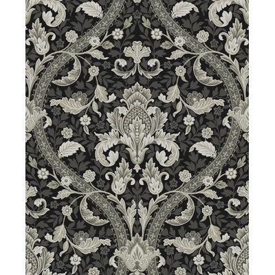 Acanthus Ogee Peel And Stick Wallpaper