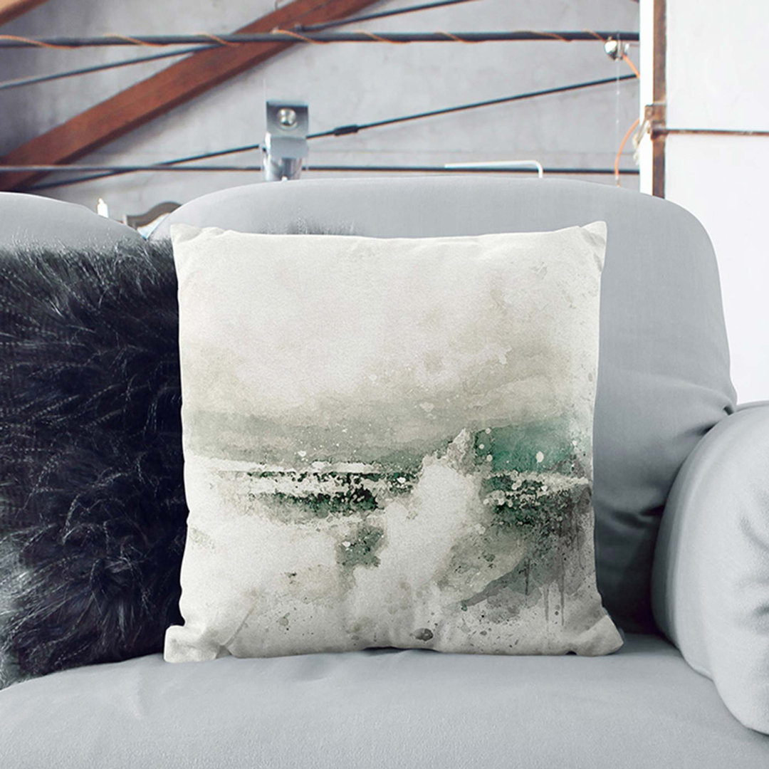 Crashing Waves Cushion with Filling