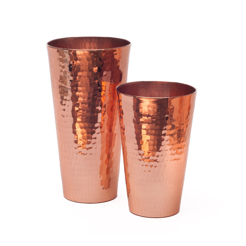 Hand Hammered Copper Boston Cocktail Shaker Set