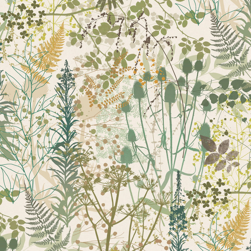 Clarissa Hulse Serendipity Sage Wallpaper, Green
