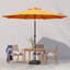 Parasol de marché inclinable Tempo de 2,74 m-866437680