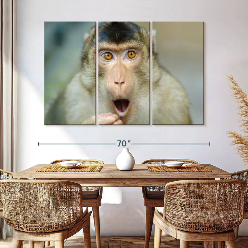 Brampt Monkey I, 42" H x 65" W