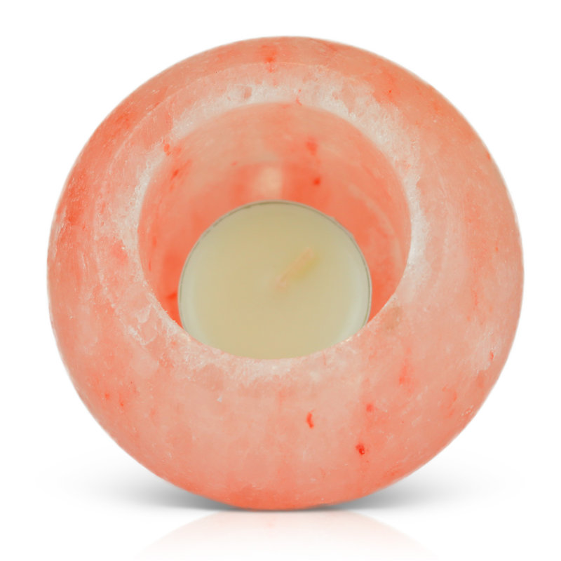 3.5'' H Tabletop Tealight Holder with Candle Included