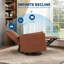Faux Leather Accent Chair