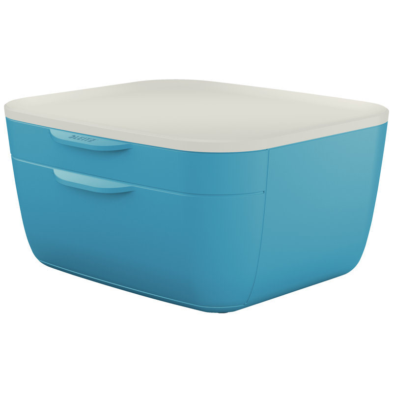 Cosy Plastic Stackable Desk Organiser, Blue