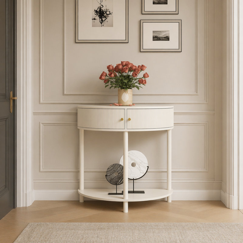 Console Arti-Crafted, Cream White