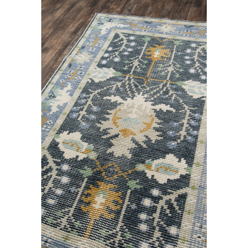 Ophelia Hand Knotted Oriental Area Rug, Rectangle 10' x 14'