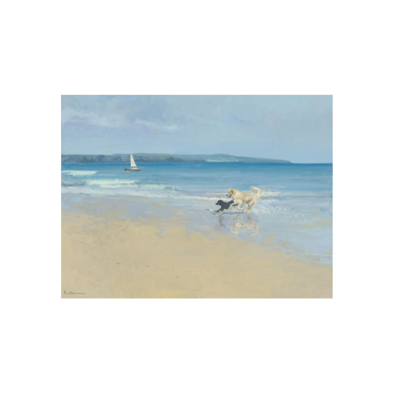 Summer Sands Painting by Paul Brown, Outdoor, 24" H x 32" W x 1.5" D