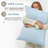 100% Washed Cotton Percale Sheet Set - Includes 1 Flat Sheet, 1 Fitted Sheet and 2 Pillowcases-129479914-129479920