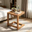 Table d'appoint en bois d'acacia