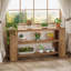 Console de 70 pouces de long avec rangement, canapé étroit derrière le canapé-142039763