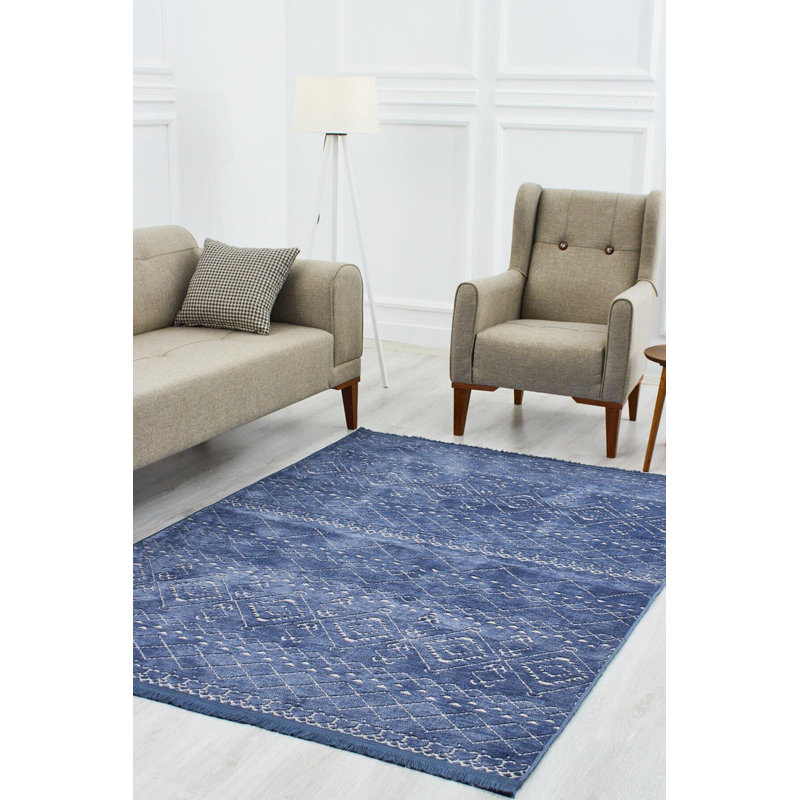 Tapis avec envers antidérapant Tessa, Carré 6 pi 7 po