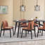 Chaises d'appoint à dossier solide - Siège noir confortable et tendance