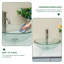 Lavabo vasque circulaire en verre 16,5 "avec bonde escamotable-119283361