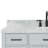 Tidworth 48'' Solid Wood Single Bathroom Vanity with 1.5'' Carrara Marble Top Sink-1092024141-1125735234